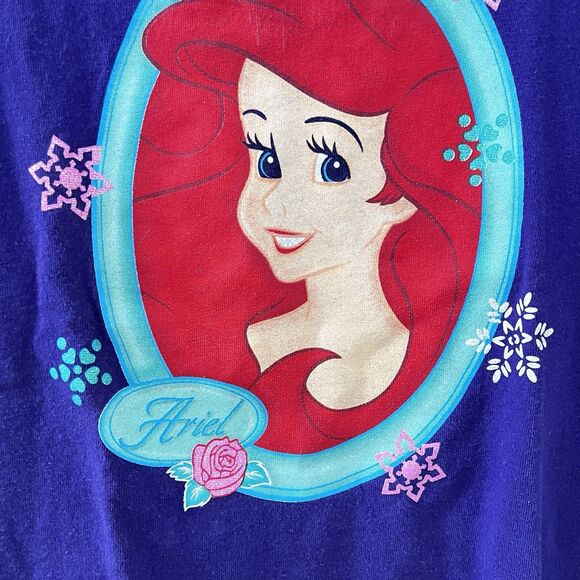 Vintage The Disney Catalog The Little Mermaid Ariel Peplum Top Girls Size 7/8 - Picture 7 of 11